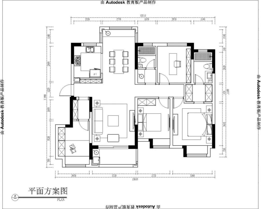 張桐瑋_紅（hóng）牛設計--電建洺悅府130㎡北歐風格04調整建議