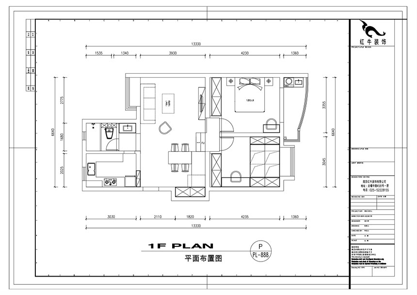 劉萍萍_楓丹白露10-101-87㎡-北歐風格_2室2廳1衛（老房（fáng）裝修）_定製家￥127380_全包12