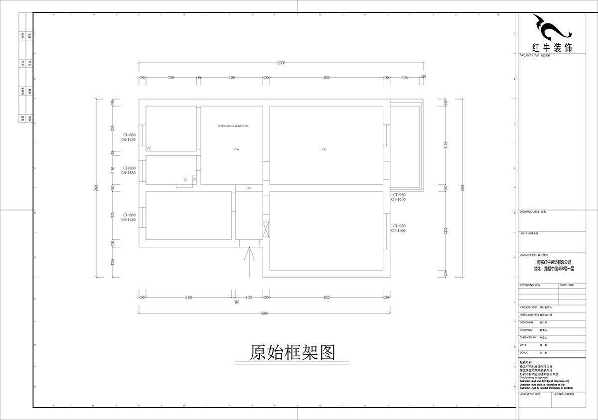 孟憲濤｜陳家牌坊2-404-74㎡-簡約風格｜3室（shì）1廳1衛｜新房裝修｜定（dìng）製家｜全（quán）包12萬｜00_01原（yuán）始框架圖