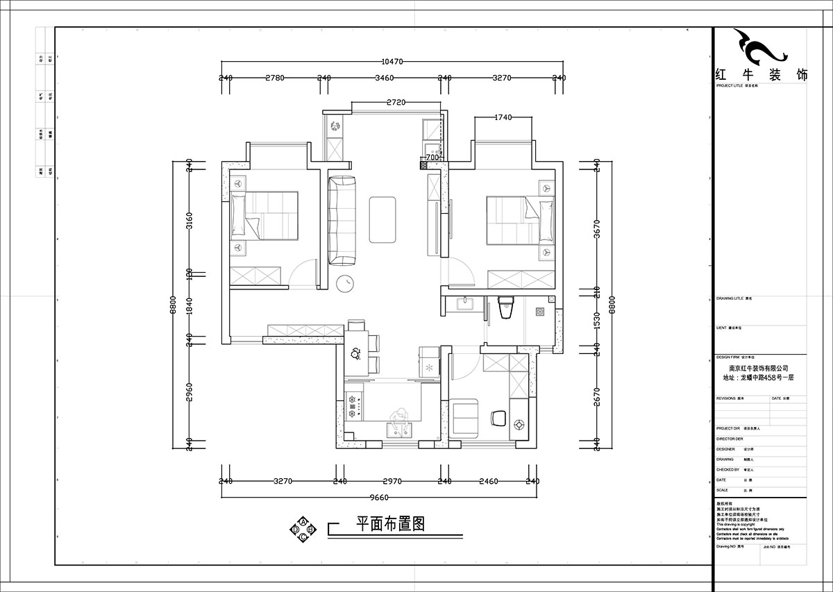 張智猿｜白馬瀾山2-702-89㎡-現代風格｜3室1廳1衛｜新房裝修｜定製家｜全包12萬｜00_02平麵（miàn）布置圖（tú）