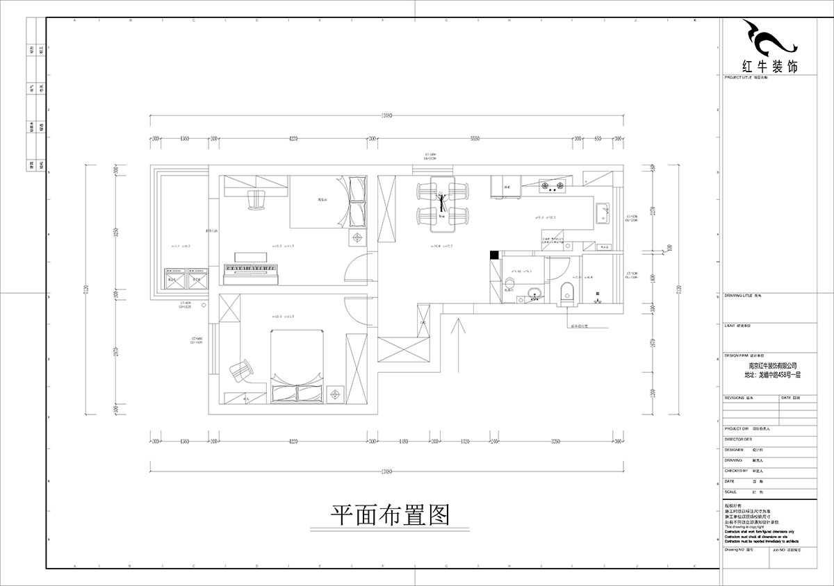 孟憲（xiàn）濤｜寧（níng）夏路18號3-204-70㎡-現代（dài）風格｜2室2廳1衛｜老房裝修｜定製家｜全包（bāo）12萬｜00_02平麵布置（zhì）圖